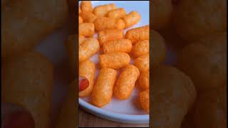 Cheese puffs shorts shortvideo cheese puff asmr satisfying foryou snacks [upl. by Nevins]