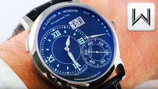 A Lange amp Sohne Grande Lange 1 Luminous 115029 Luxury Watch Review [upl. by Llerihs]