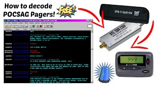 How to Decode POCSAG Pagers FIRE Ambulance Police Step by Step emergency services pagers [upl. by Shedd]