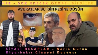 18  ŞOK EDECEK OTOPSİ BİLGİLERİ  SİYASİ HESAPLAR  Narin Güran Diyarbakır Cinayet Dosyası [upl. by Pontus976]