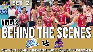 FINALS Creamline vs Choco Mucho Set 2 Game 1 May 9 2024 PVLAFC [upl. by Eillas]