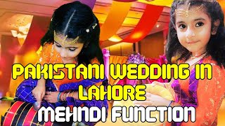 Pakistani Wedding in Lahore Mehndi Function Dua Arslan Official Vlog256 [upl. by Seftton625]