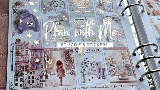 Memory Plan With Me ft City by Sadies Stickers  A5 Wide [upl. by Mchail]