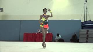 Tong Kah Mun Ball 1st B DIV FIG  2013 National InterSchool Rythmic Gymnastics Competitiion [upl. by Vins]