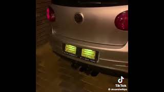 Golf 5 R32 legendary sound exhaust check golf R32 exhaust fyp viral views golf5 vr6 vw [upl. by Airolg646]