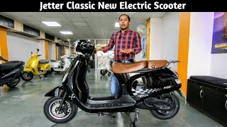 Jetter Classic New Electric Scooter  TNR Electric Scooter [upl. by Tarrah]