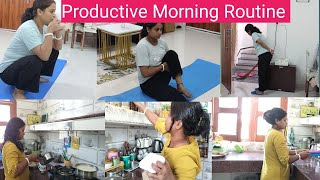 lndian Housewife Busy Morning routine from 530AM to 10AMMorning selfcareBeinghousewifery [upl. by Colson]