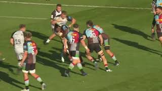 Nathan Jibulu smashes Newcastle Falcons amp England back row Callum Chick  Conrad Energy Power Play [upl. by Lorne887]