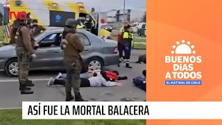 Impactantes registros Así fue la mortal balacera en San Bernardo  Buenos días a todos [upl. by Ailev]