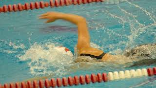 Panasonic FZ1000 High Speed Video College Swimming Meet Montréal 29 October 2022 68 [upl. by Milde998]