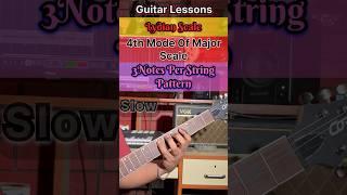 Guitar Lessons  Lydian  4th Mode Of Major Scale guitarlesson shortsvideo youtubeshorts [upl. by Melda]