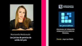 PROGRAMA 27 MARIANELLA MALDONADO Los juicios de permiso de salida del país [upl. by Ivad]