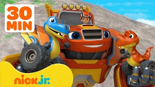 Blaze and the Monster Machines  30 Minuten DinosaurierRettungen amp Rennen  Nick Jr Deutschland [upl. by Fowkes]