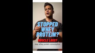 Stopped Whey Protein Losing Muscle [upl. by Aniar]