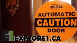 Explore1ca  TORMAX TN110 InFloor Automatic Door Operator [upl. by Devonne]