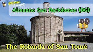 Almenno San Bartolome BG Italy  The Rotonda of San Tomè 4K con sottotitoli in italiano [upl. by Mihe]