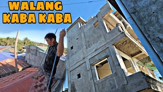 TAPOS NA ANG PALITADA SA KABILANG SIDE NG BAHAY [upl. by Yra]