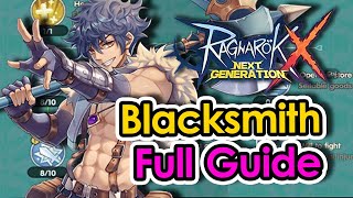 ROX Blacksmith Guide Blacksmith Build 한글자막  KingSpade [upl. by Kruse]