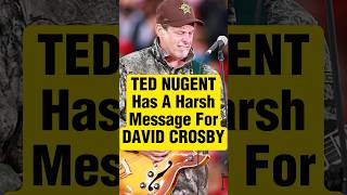 Ted Nugent slams David Crosby Rock Hall of Fame tednugent classicrock rockandrollhalloffame [upl. by Eceinehs]