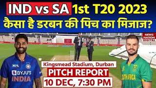 IND vs SA 1st T20 Pitch Report Kingsmead Stadium Pitch Report  Durban Today Pitch Report [upl. by Wilbur]