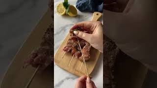 Salter  Meals Made Simple Air Fryer Pork Kebabs  Easy tasty recipes [upl. by Noteek]