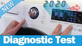 LG washing machine service test diagnostic mode 2020 onwards [upl. by Etteragram]