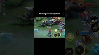 Yin Exp lane harus execute 🤔 mobilelegends shorts [upl. by Eenahs164]