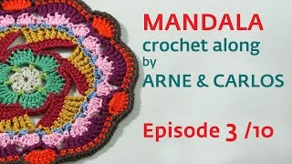 How to Crochet a Mandala Part 3 by ARNE amp CARLOS [upl. by Otsuj828]