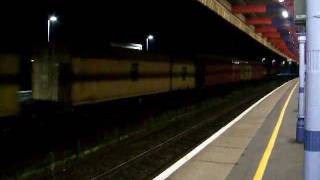 Class 66 66703 Doncaster PSB at speed Chelmsford Station [upl. by Roland]