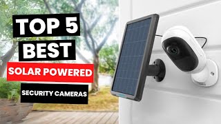 Top 5 Best Solar Powered Security Cameras 2024 [upl. by Okiam326]