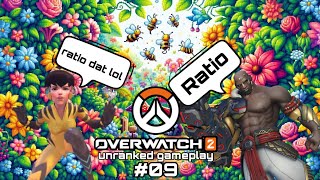 RATIO NAH RATIO THIS Overwatch 2 Unranked Gameplay 09 [upl. by Tuckie99]