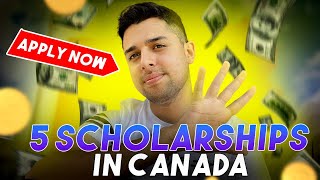 5 SCHOLARSHIPS in Canada for International Students MBA [upl. by Ahsha]