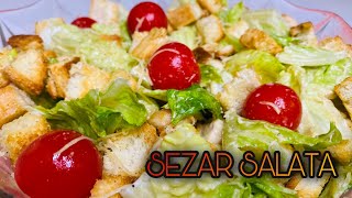 Salataların Şahı 💯 SEZAR SALATA 🥗 [upl. by Hollenbeck574]