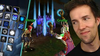 Ahmpy teaches Grubby the SECRET ART of AoE FARMING Very high death risk  WoW Classic [upl. by Atiuqcir954]