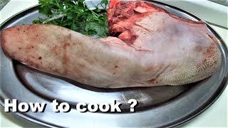 How to cook beef tongue how to peel beef tongue [upl. by Teador]