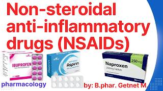 Nonsteroidal antiinflammatory drugs NSAIDs pharmacology  ASPIRIN Ibuprofen Diclofenac [upl. by Cerallua]