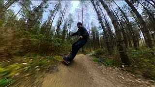 Onewheel GTXRCBXR  Trail Riding  Sherwood Pines  Group Ride [upl. by Jer]