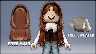 QUICK GET NEW ROBLOX FREE ITEMS amp HAIRS 😱 [upl. by Jemima]