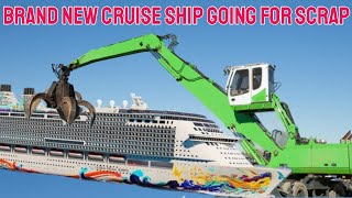 Brand New Cruise Ship Going for Scrap SHOCKING NEWS [upl. by Rodgers]