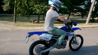 Yamaha WR450F 2016 Akrapovič slipon sound [upl. by Alia]