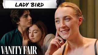 Saoirse Ronan Rewatches Little Women Lady Bird Atonement amp More  Vanity Fair [upl. by Mulry]