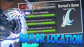 How to Echoes of Borealis  Armor Clue Locations in Creatures of Sonaria [upl. by Caneghem]