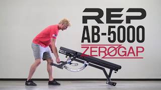 REP AB5000 Adjustable Bench with ZeroGap™ [upl. by Asirrom]