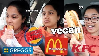 vegan fast food review uk version  clickfortaz [upl. by Zebaj]