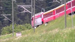 Rhätische Bahn am Pfingstwochenende 2015 [upl. by Annhej]