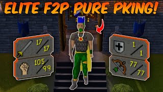 Elite F2P Pking osrs [upl. by Anaejer91]