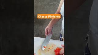 Cheese Pimiento food recipe cooking [upl. by Nonek]