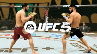 EA Sports UFC 5  Islam Makhachev Vs Arman Tsarukyan I UFC SPHERE PS5 [upl. by Iadahs]