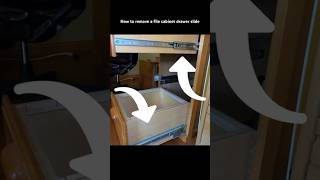 How to remove a file cabinet drawer slide [upl. by Crifasi]