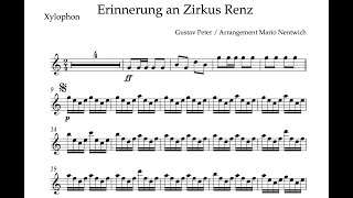 Erinnerung an Zirkus Renz Playalong  Tempo 104 [upl. by Nnaeoj]